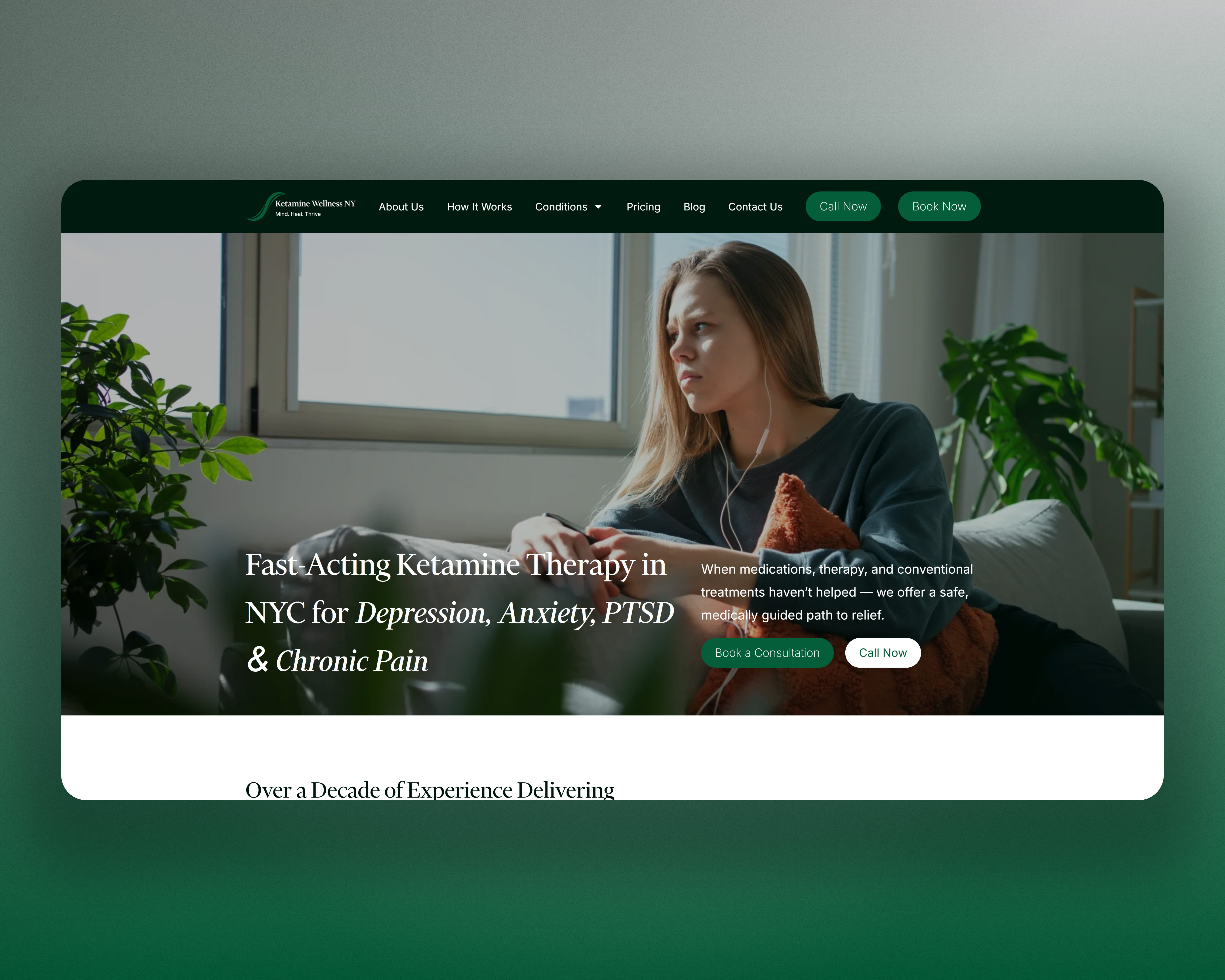 Ketamine Wellness NY mockup