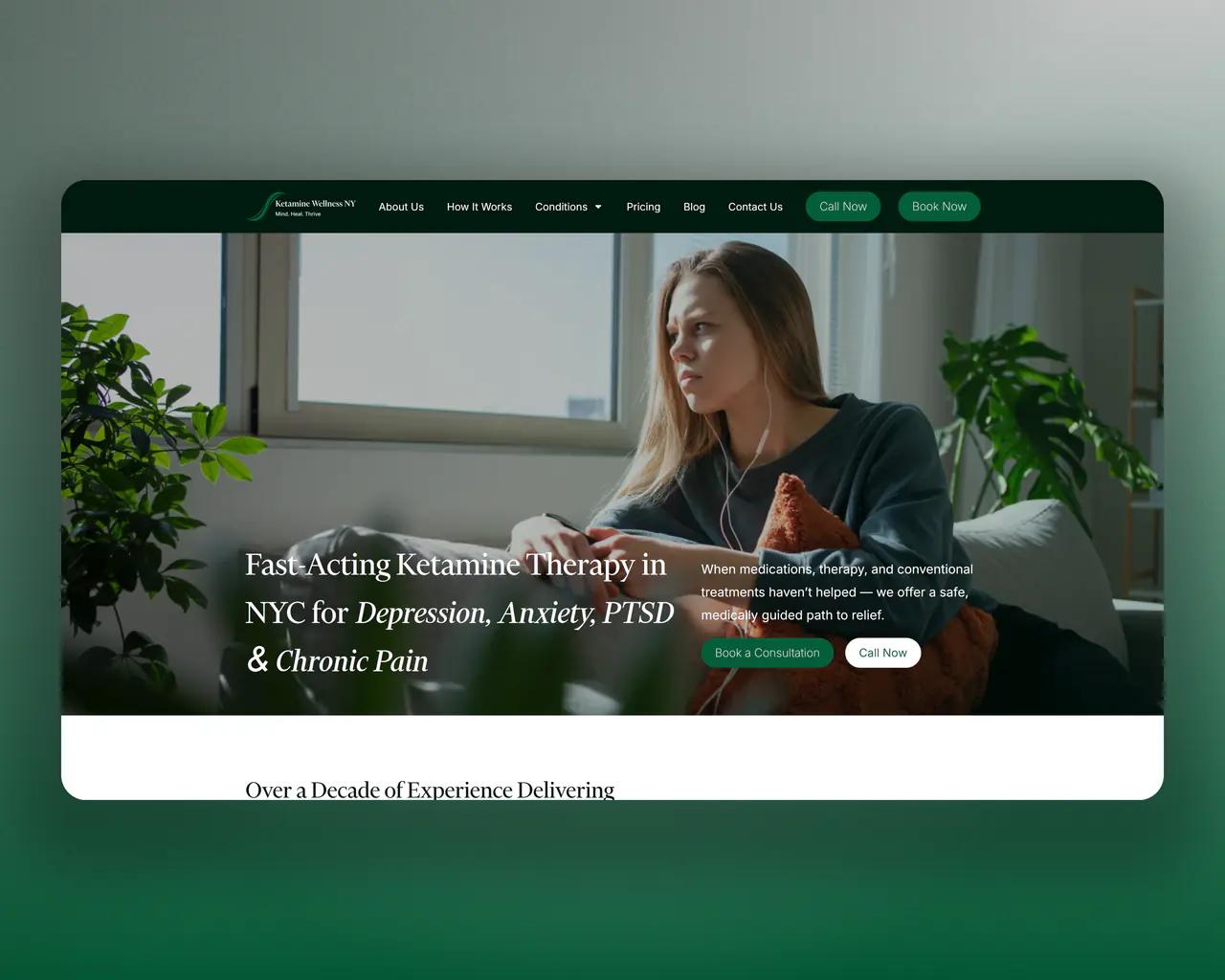 Ketamine Wellness NY mockup